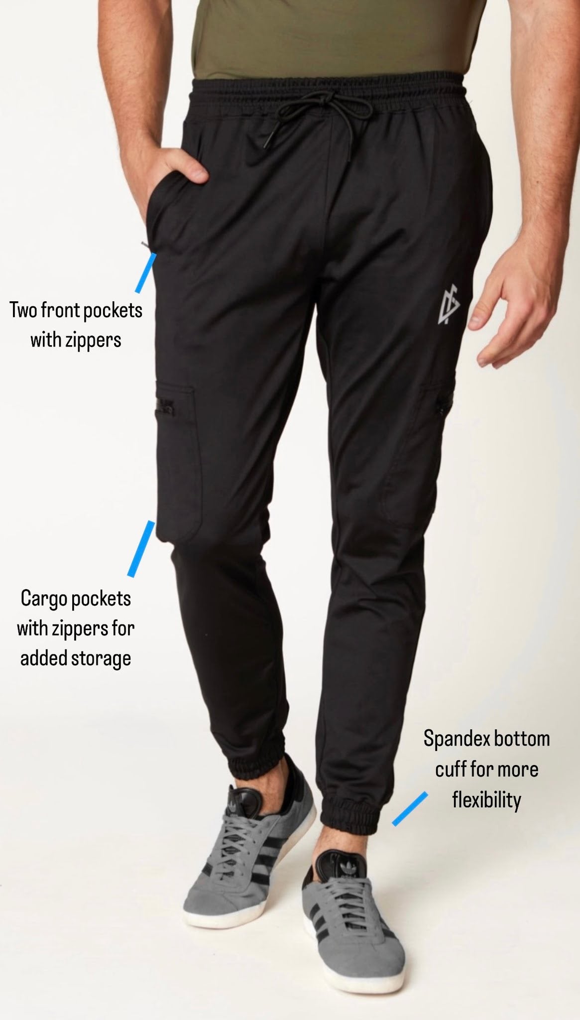Performance Tech Jogger highlighting tapered leg and comfortable waistband.