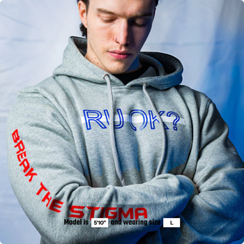 White Line Stigma-Breaking Hoodie - Mental Health Awareness for EMS and Paramedics - DeemedFit