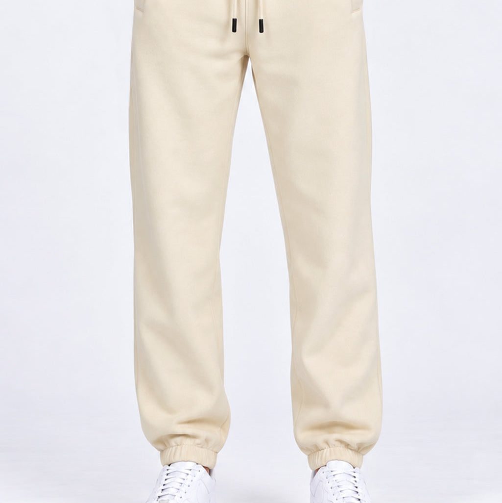 Unisex Heavyweight Fleece Joggers, photo 3 - First Responder Apparel - DeemedFit #cream-apricot