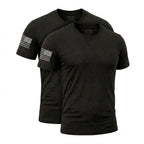Capsule Tee in Blackout, photo 9 - Everyday First Responder Tee - DeemedFit