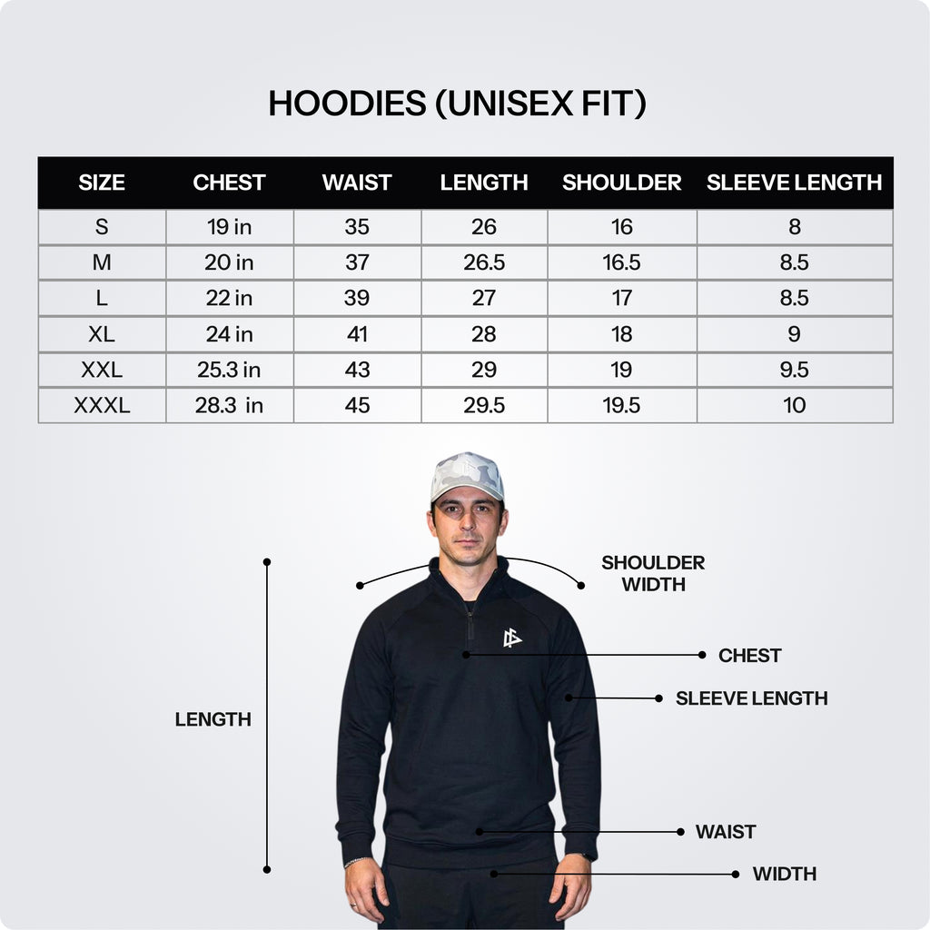 Core 1/4 Zip Back View Showing UNBROKEN Graphic - Men's Fleece Athletic Layer - DeemedFit