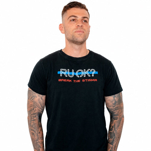 Stigma-Breaking Unisex Tee - Blue Line