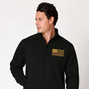 Gold Line Quarter Zip Pullover | 911 Dispatcher Support