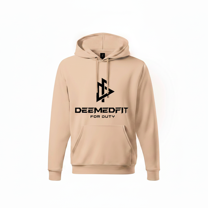 Essential Hoodie in Tan, photo 1 - First Responder Apparel - DeemedFit