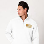Gold Line Quarter Zip Pullover | 911 Dispatcher Support