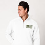 Green Line Quarter Zip Pullover | Military & Veteran Support