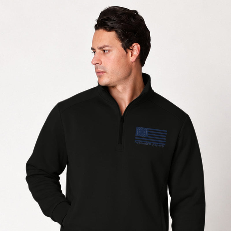 Blue Line Quarter Zip Pullover | Police & LEO Support