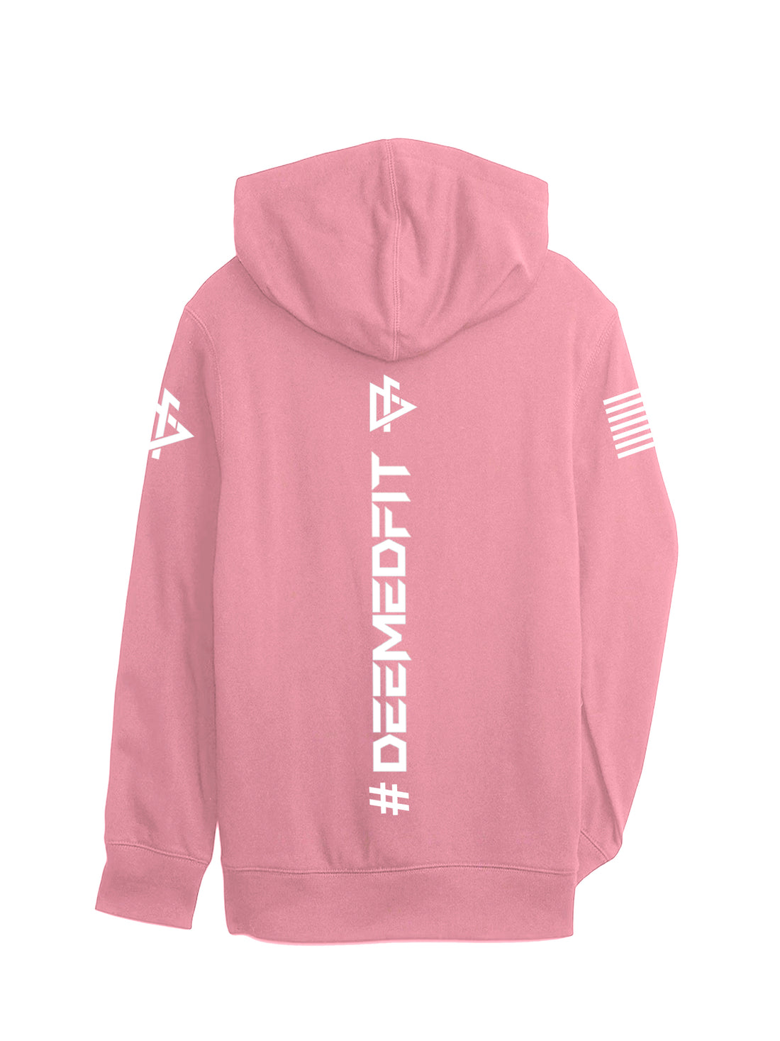 DeemedFit Pink Cotton Hoodie