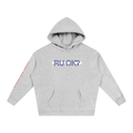 Stigma-Breaking Hoodie - White Line (Heather Grey)