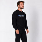 Blue Line Heavyweight Crewneck, photo 8 - Law Enforcement Mental Health Apparel - DeemedFit #black