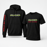 Green Line Hoodie + Tee bundle with R U OK? graphic for military and veterans - DeemedFit