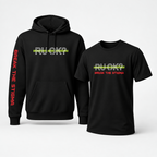 Green Line Hoodie + Tee bundle with R U OK? graphic for military and veterans - DeemedFit