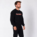 Red Line Heavyweight Crewneck, photo 8 - Firefighter and EMT Mental Health Apparel - DeemedFit #black