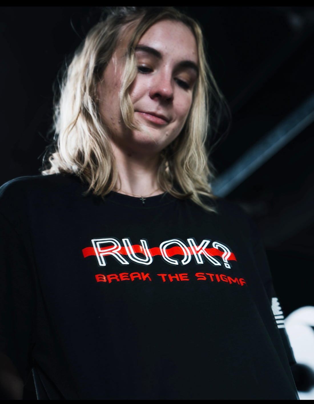 Stigma-Breaking Unisex Tee- Red Line
