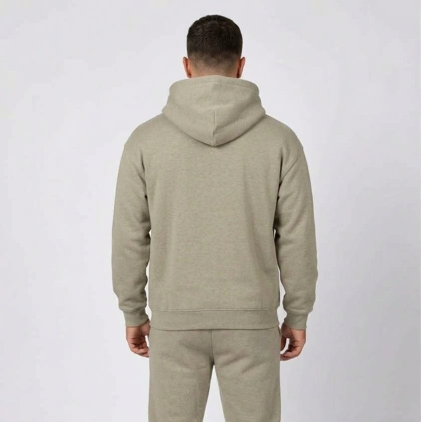 Police Elite Hoodie, heavyweight drop-shoulder cotton-blend hoodie #light-gray