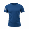 Capsule Tee Midnight Navy Front View - First Responder Cotton Performance Tee - DeemedFit