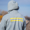 Stigma-Breaking Hoodie - Gold Line (Heather Grey)