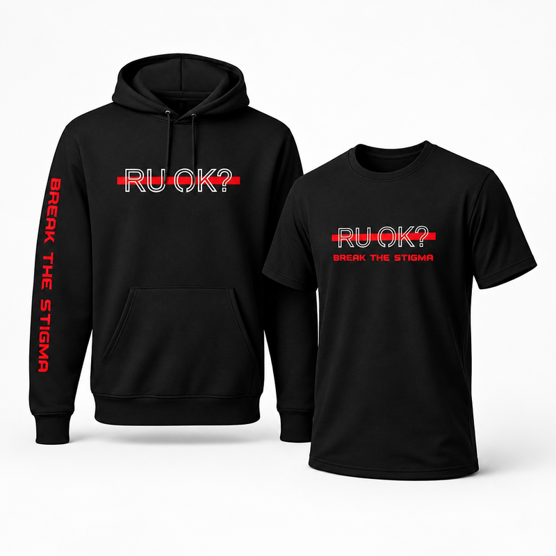 Red Line Hoodie + Tee