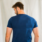 Capsule Tee in Midnight Navy, photo 5 - Everyday First Responder Tee - DeemedFit