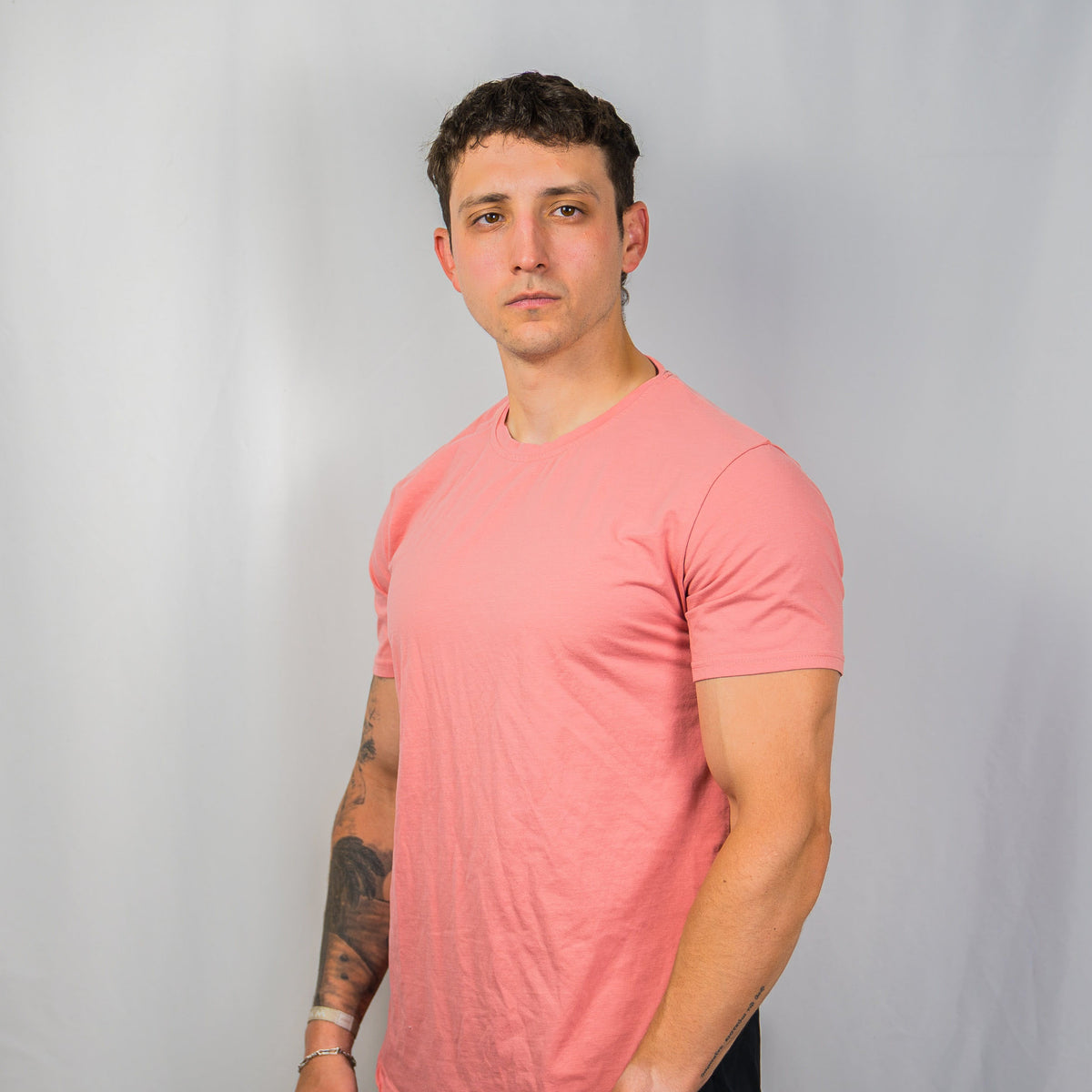Capsule Tee in Rust, photo 4 - Everyday First Responder Tee - DeemedFit