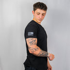 Capsule Tee in Blackout, photo 4 - Everyday First Responder Tee - DeemedFit