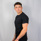Capsule Tee in Blackout, photo 7 - Everyday First Responder Tee - DeemedFit