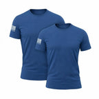 Capsule Tee in Midnight Navy, photo 7 - Everyday First Responder Tee - DeemedFit