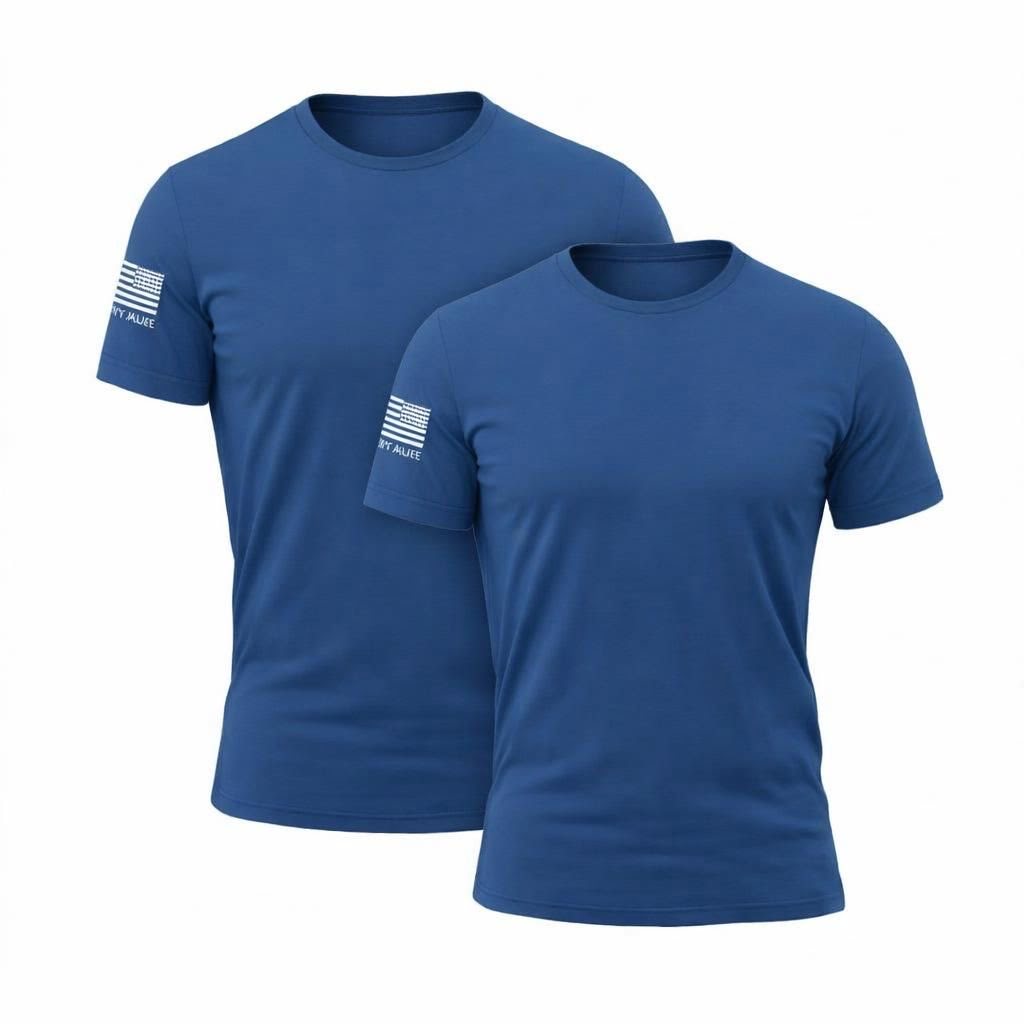 Capsule Tee in Midnight Navy, photo 7 - Everyday First Responder Tee - DeemedFit