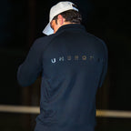 Core 1/4 Zip Fleece Training Layer Front View - Men's Gym Golf Outdoor Layer - DeemedFit