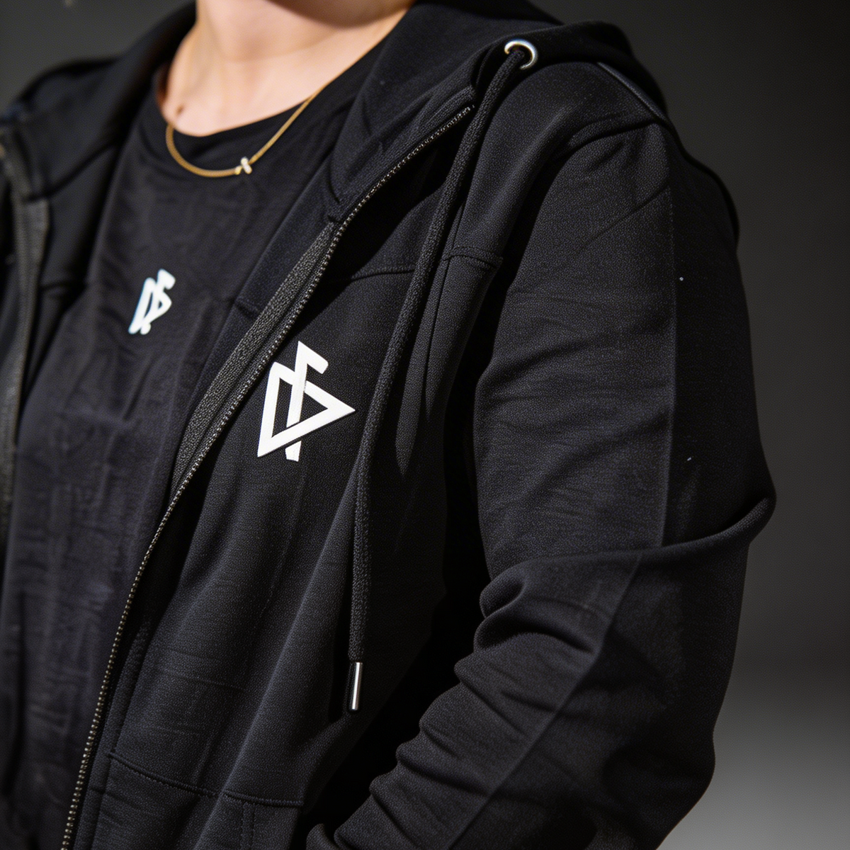 Women's Core Fleece Full Zip Detail - Easy On Off Female Athletic Jacket - DeemedFit