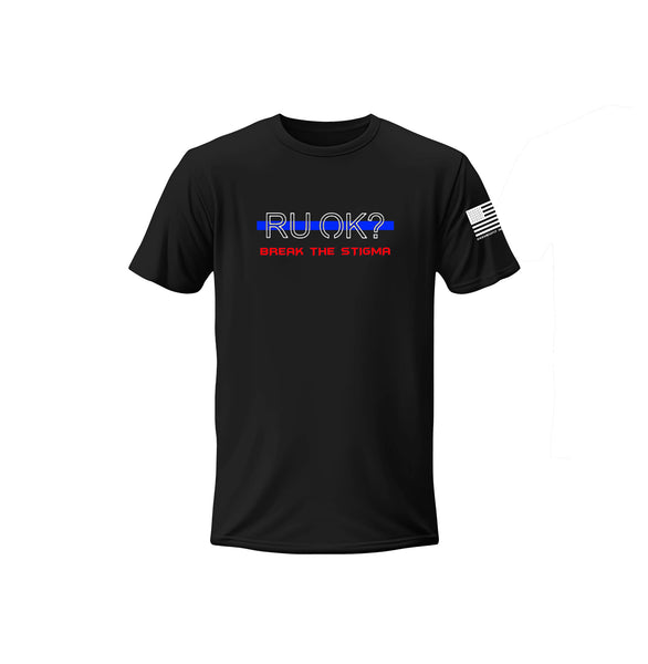 [ STIGMA ]★23 VSWPA STANDARD FIT T-SHIRTS Stigma-Breaking Unisex Tee- Blue Line