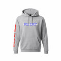 Stigma-Breaking Hoodie - White Line (Heather Grey)