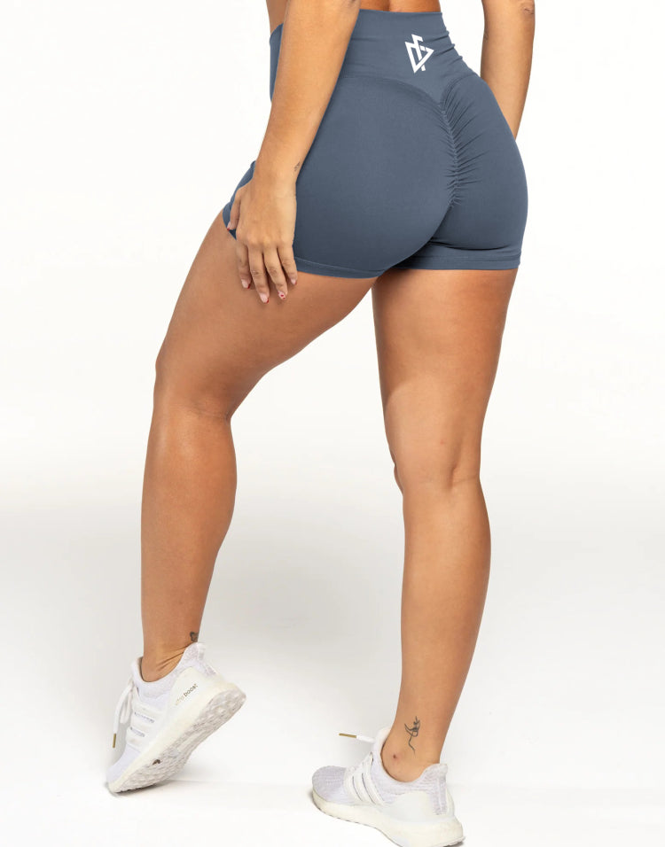 Women's Luxe Seamless Shorts (Gray)