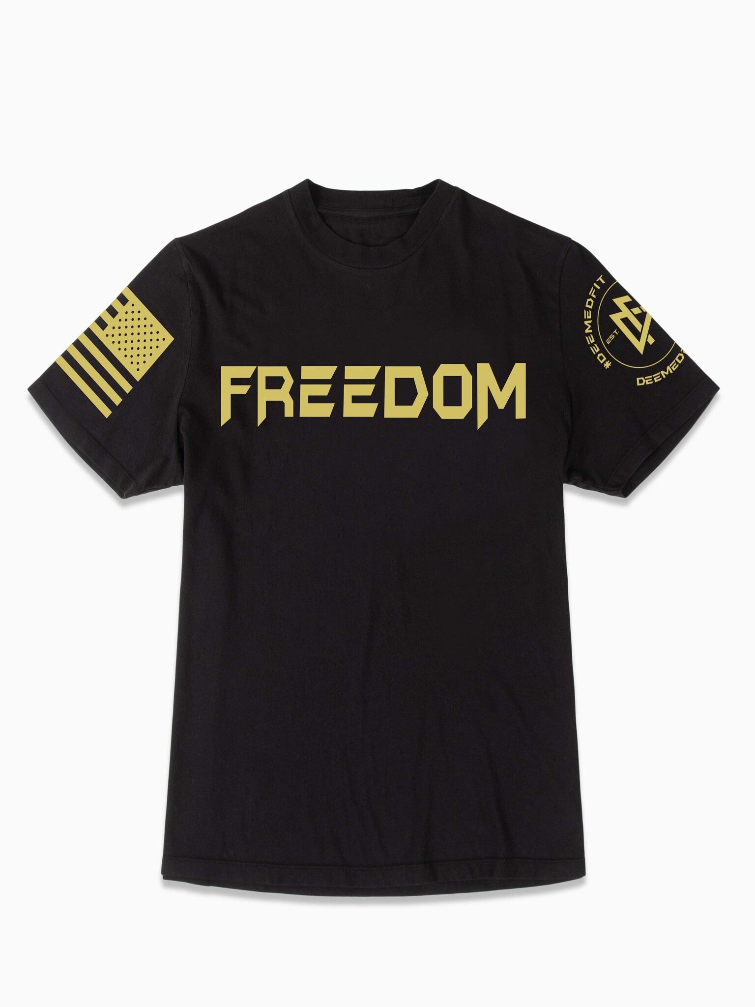 DeemedFit Freedom Patriotic T-Shirt