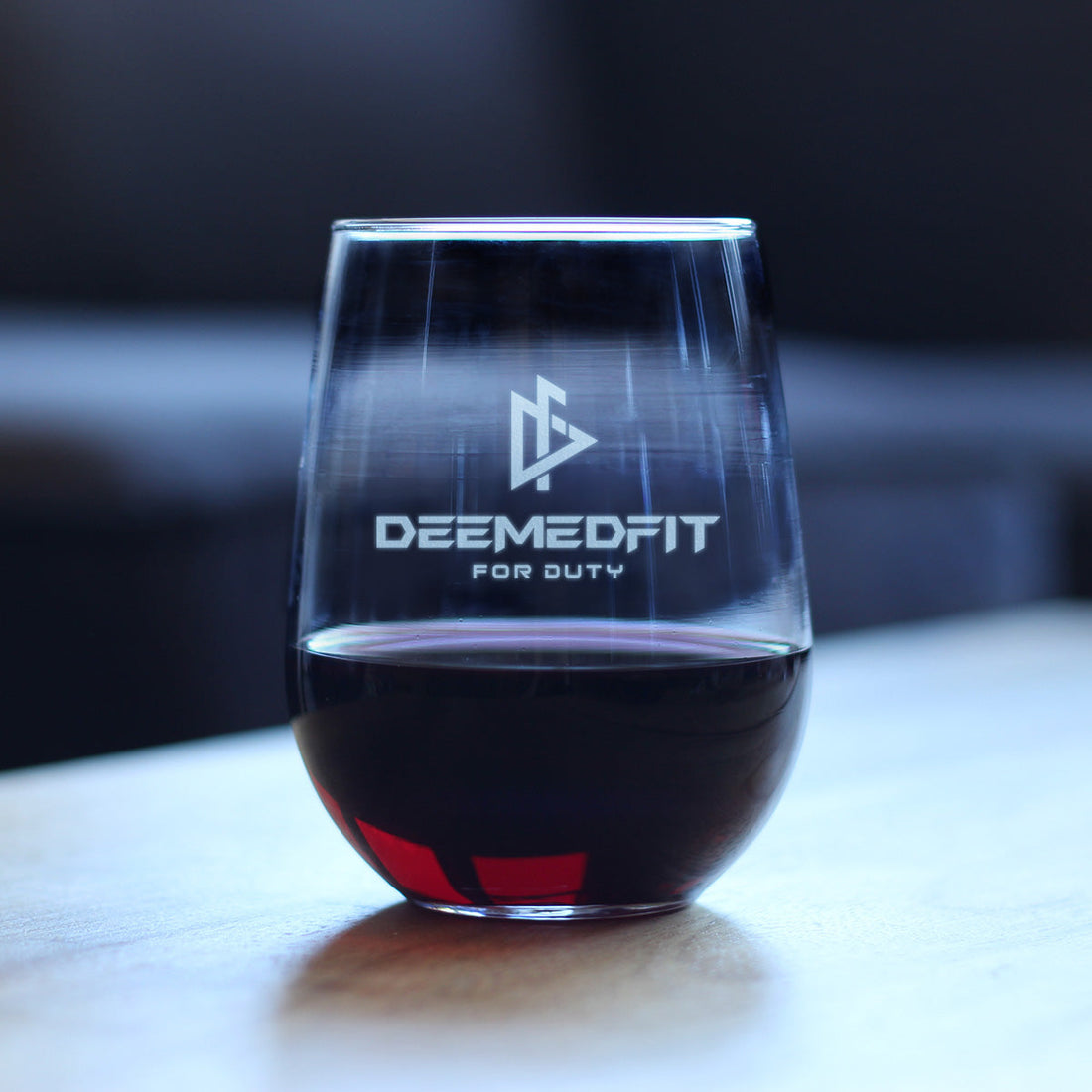 DeemedFit - Stemless Wine Glass - Large 17 Ounce Glasses