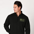 Green Line Quarter Zip Pullover | Military & Veteran Support