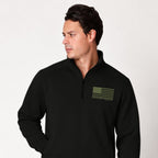 Green Line Quarter Zip Pullover | Military & Veteran Support