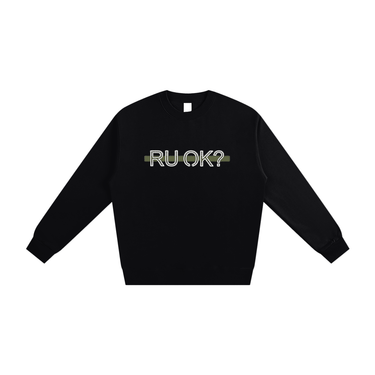 Green Line Military Crewneck | Heavyweight 400 GSM