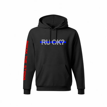 Stigma-Breaking Hoodie - Blue Line