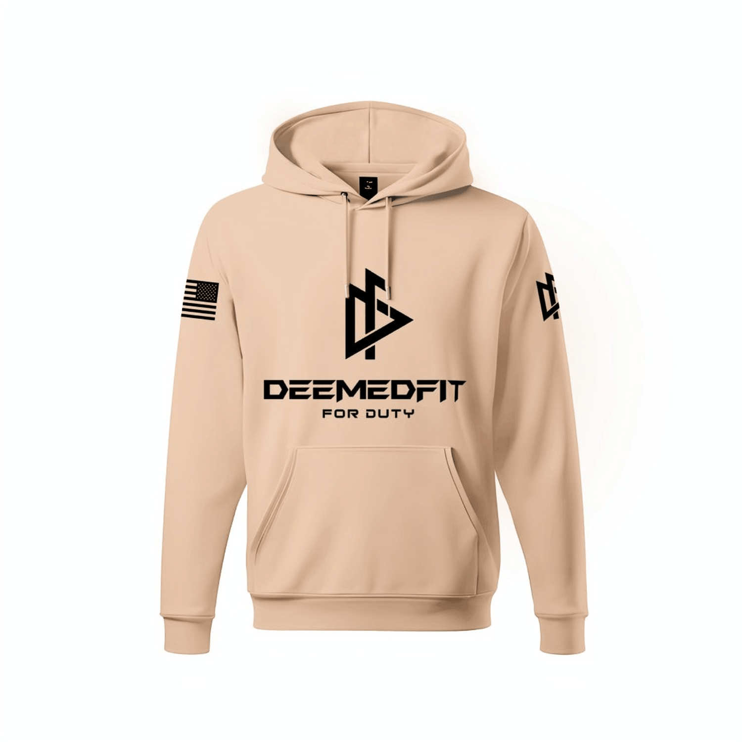 Essential Hoodie - Tan - DeemedFit