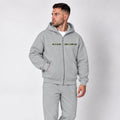 Heavyweight Zip-Up Stigma-Breaking Hoodie - Green Line
