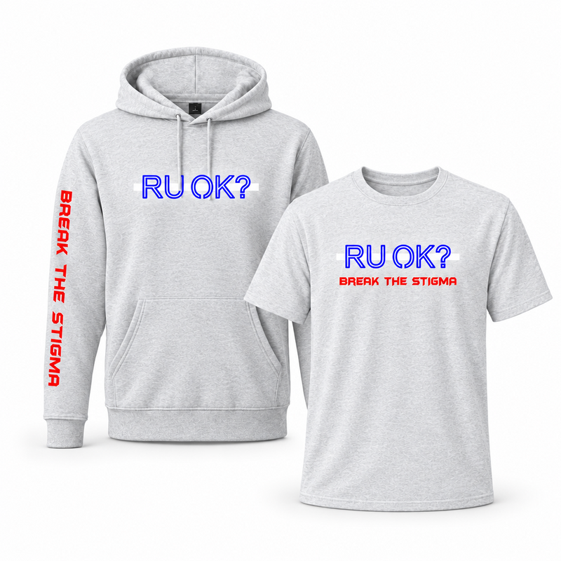 White Line Hoodie + Tee