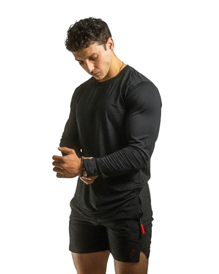 Long Sleeve Dry Fit Shirt - Coal - DeemedFit