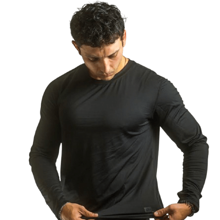 Long Sleeve Dry Fit Shirt - Coal - DeemedFit