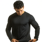 Long Sleeve Dry Fit Shirt - Coal - DeemedFit