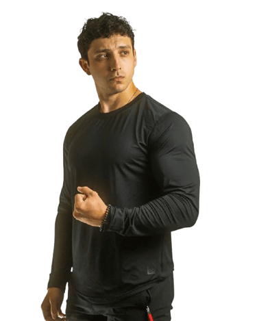 Long Sleeve Dry Fit Shirt - Coal - DeemedFit
