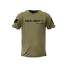 Men’s Gym Tee “Compellence” - Olive - DeemedFit