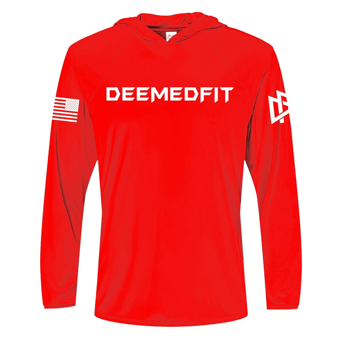 Prevail Performance Hoodie - DeemedFit #red