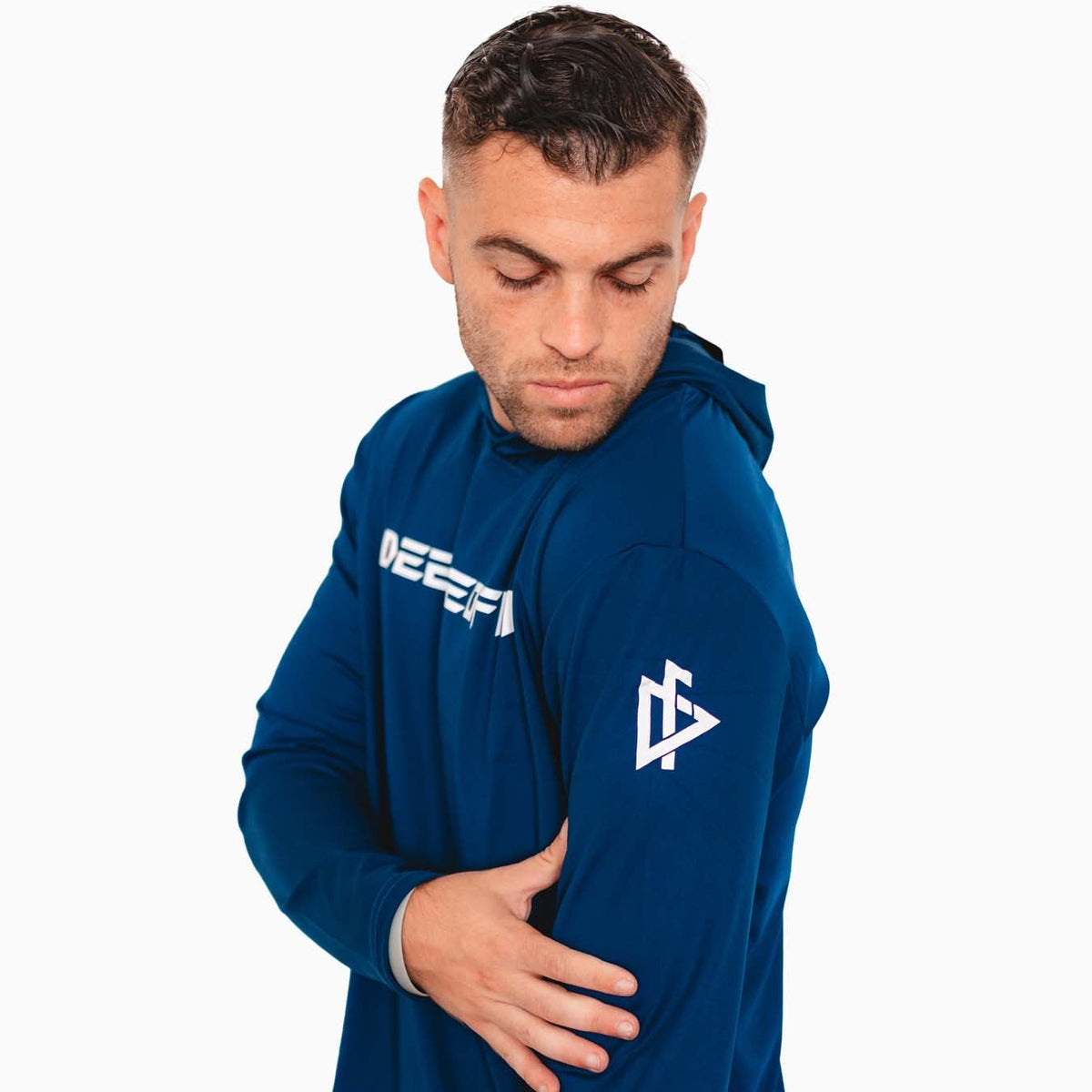 Prevail Performance Hoodie - DeemedFit #blue