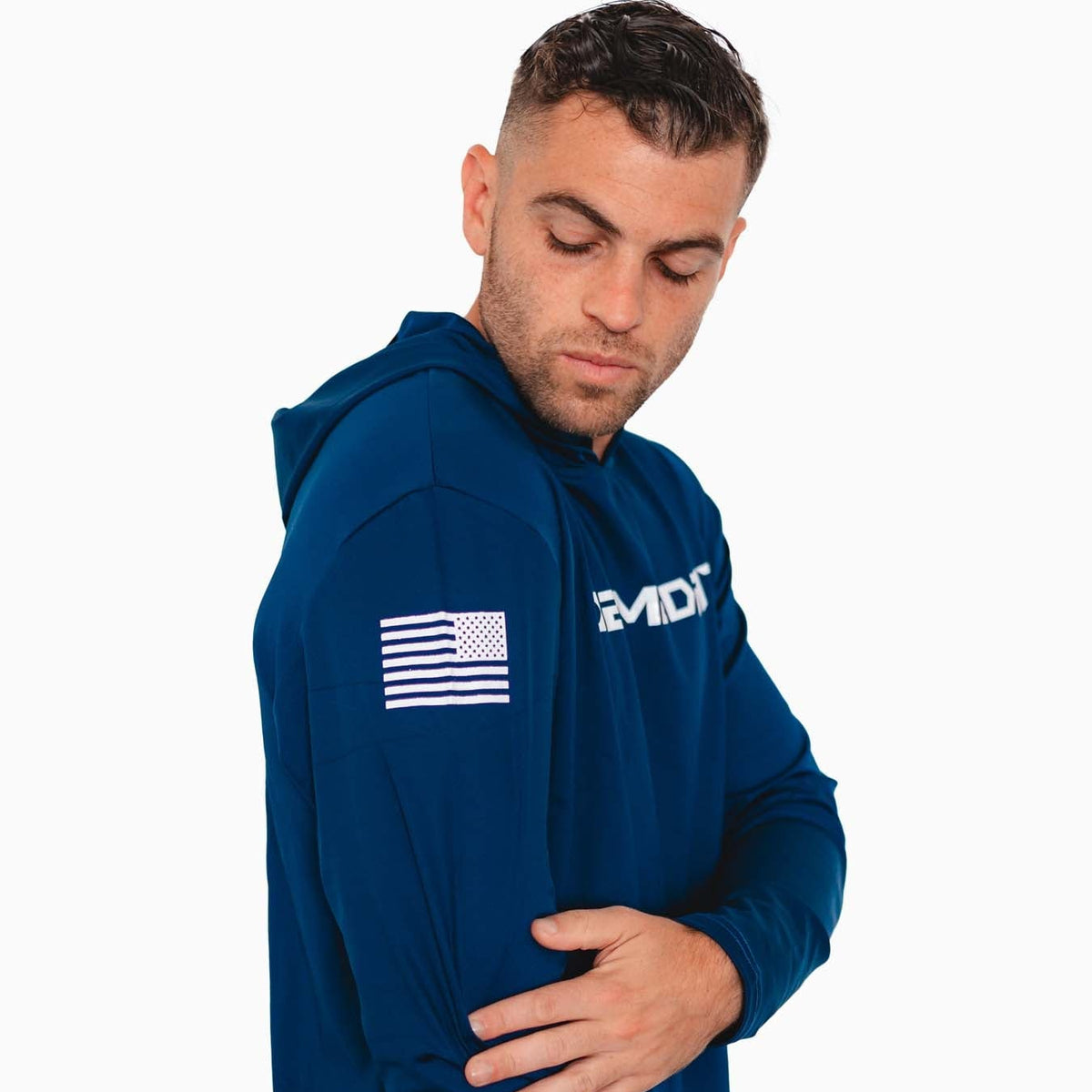 Prevail Performance Hoodie - DeemedFit #blue